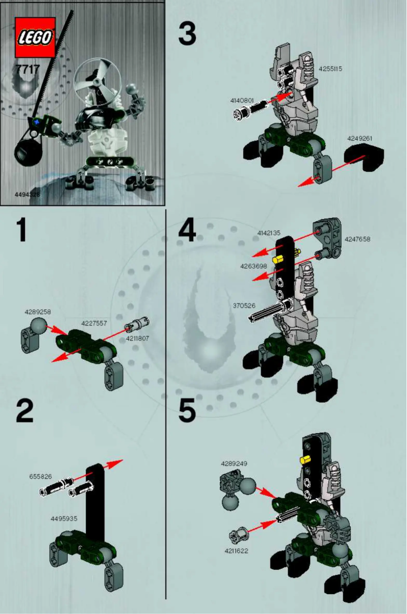 Page n°1 - Manuel utilisateur Lego QUICK Bad Guy Green