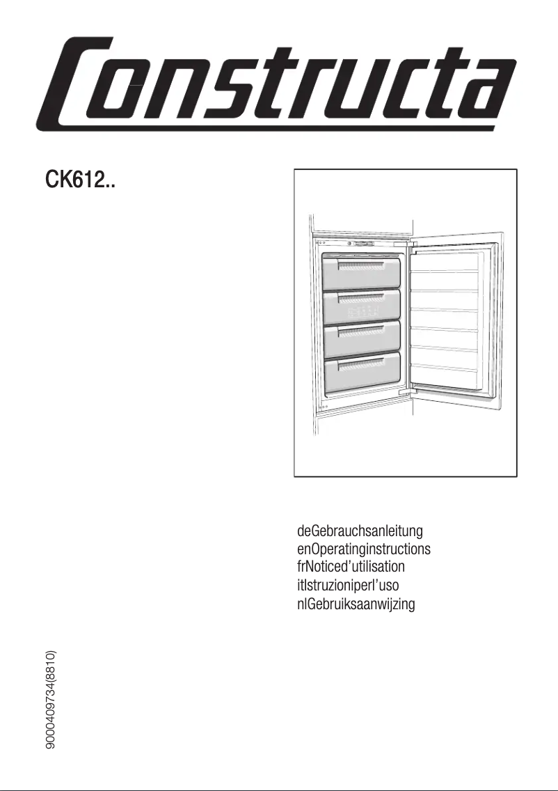 Page n°1 - Mode d'emploi Constructa CE61250
