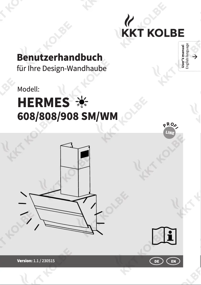 Page 1 de la notice Manuel utilisateur KKT Kolbe HERMES 808 SM