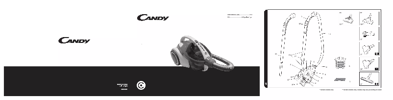 Page 1 de la notice Manuel utilisateur Candy CAF2002 019