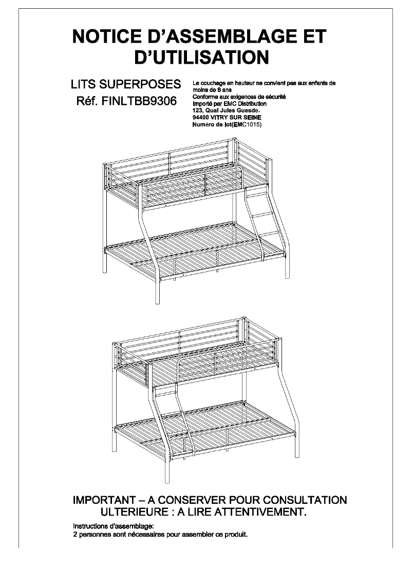 Page n°1 - Manuel utilisateur Finlandek FINLTBB9306