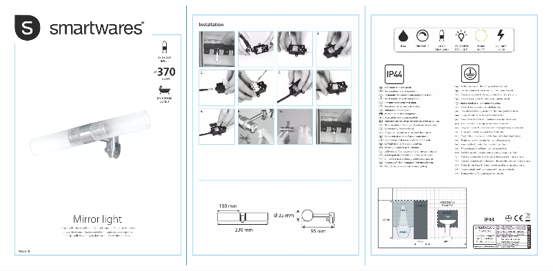 Page 1 de la notice Mode d'emploi Smartwares 10.056.10