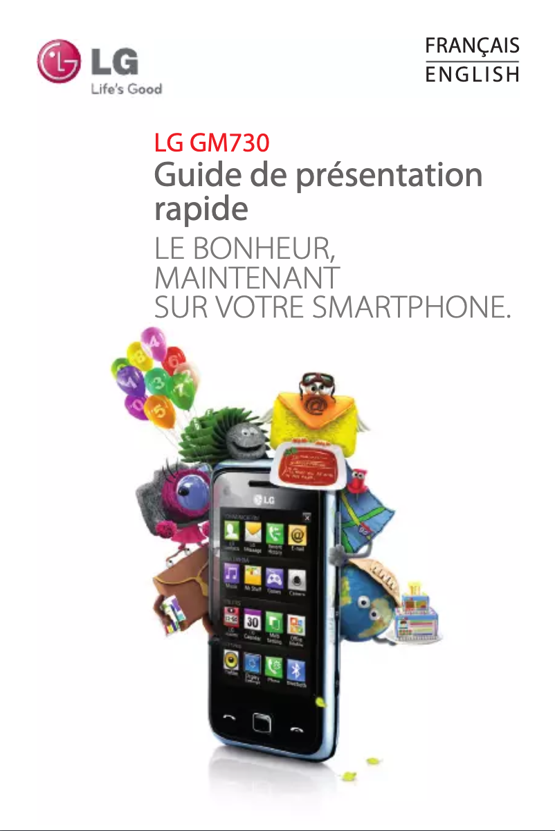 Image de la première page du manuel de l'appareil GM730 Eigen