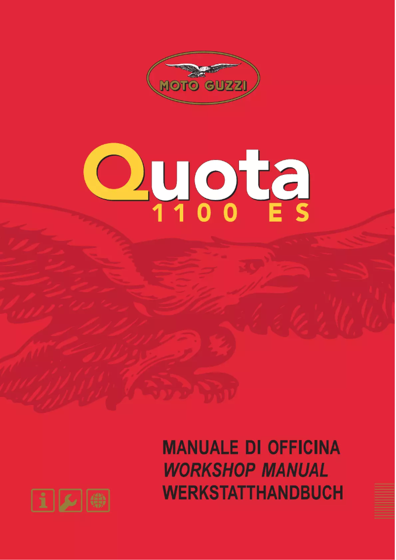 Page 1 de la notice Manuel utilisateur Moto Guzzi Quota 1100 ES (2002)