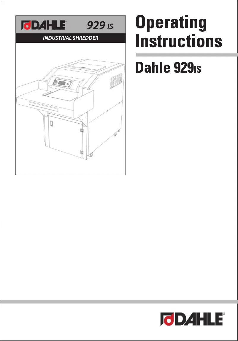 Page 1 de la notice Manuel utilisateur Dahle PowerTEC 929 IS