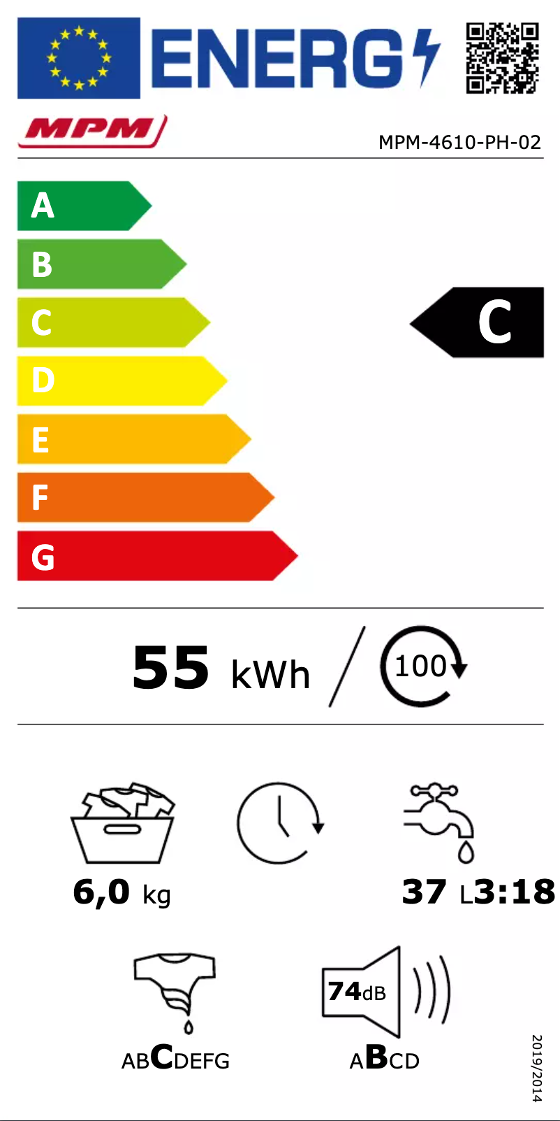 Image de la première page du manuel de l'appareil MPM-4610-PH-02