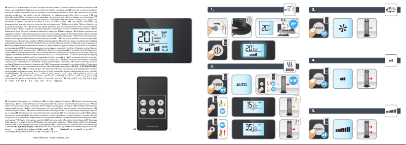 Page 1 de la notice Manuel utilisateur Tefal Proceram SE9040