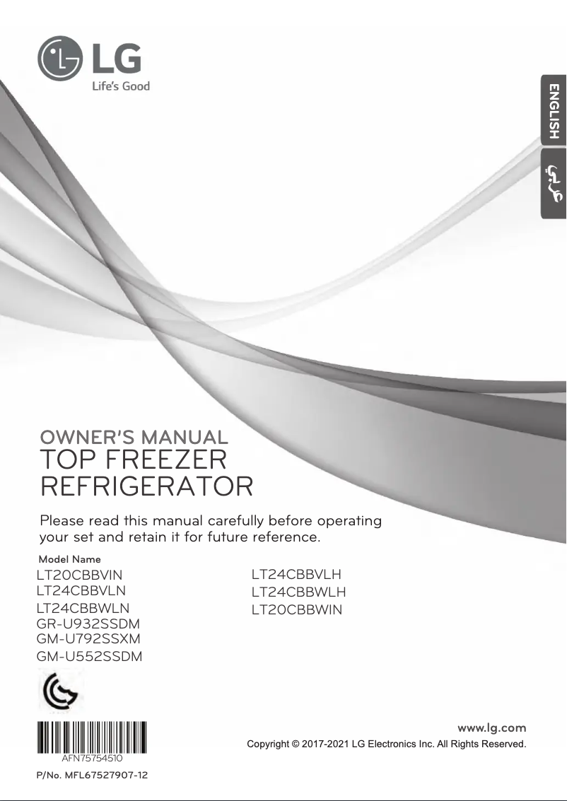 Página 1 del manual Manual de usuario LG LT24CBBWLH