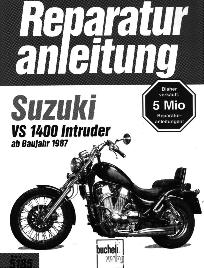 Page 1 de la notice Manuel utilisateur Suzuki VS 1400 Intruder (1987)
