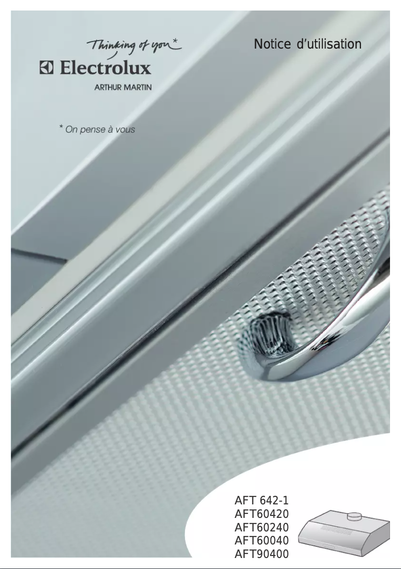 Page 1 de la notice Manuel utilisateur Arthur Martin-Electrolux AFT60040W