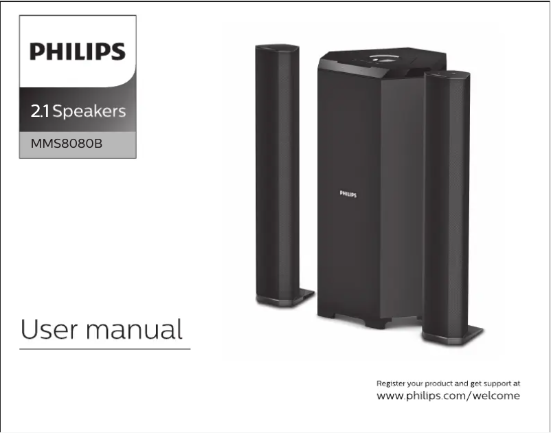 Page n°1 - Manuel utilisateur Philips MMS8080B