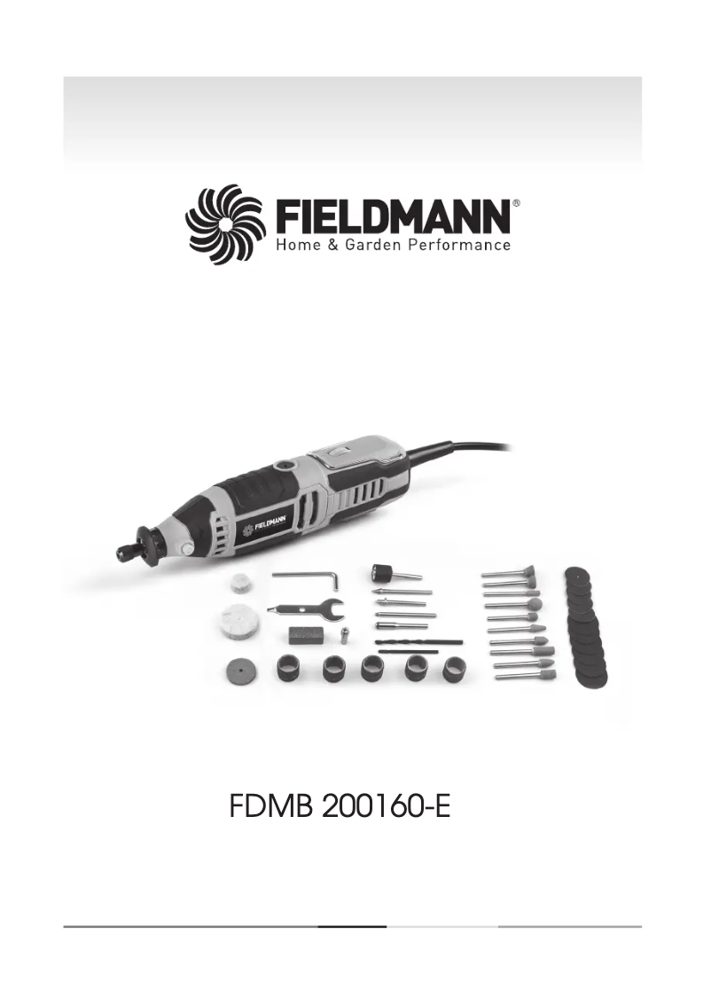 Page n°1 - Manuel utilisateur Fieldmann FDMB 200160-E