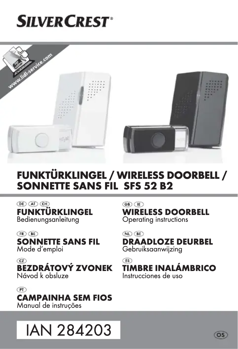 Page n°1 - Manuel utilisateur SilverCrest SFS 52 B2