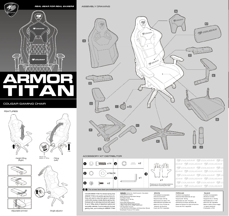 Image de la première page du manuel de l'appareil Armor Titan