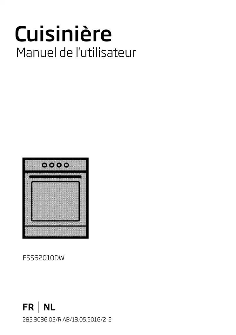 Page n°1 - Manuel utilisateur Beko FSS 62010 DW