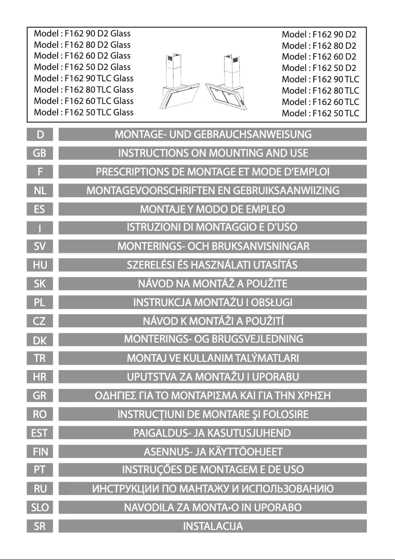Image de la première page du manuel de l'appareil F162 90 TLC