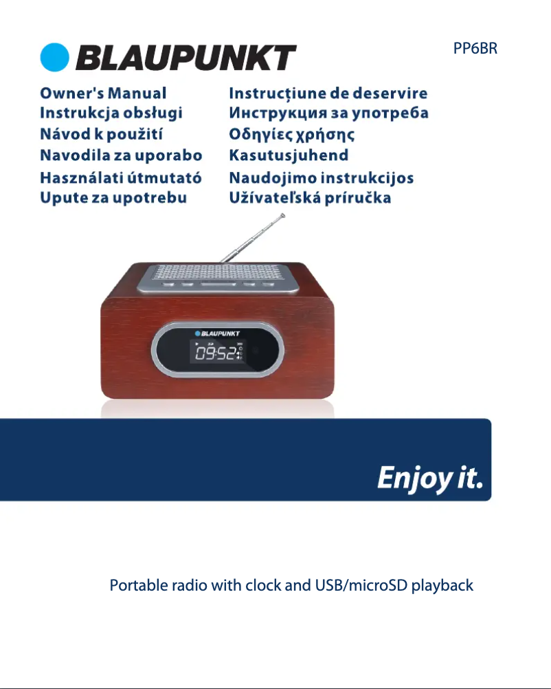 Image de la première page du manuel de l'appareil PP6BR