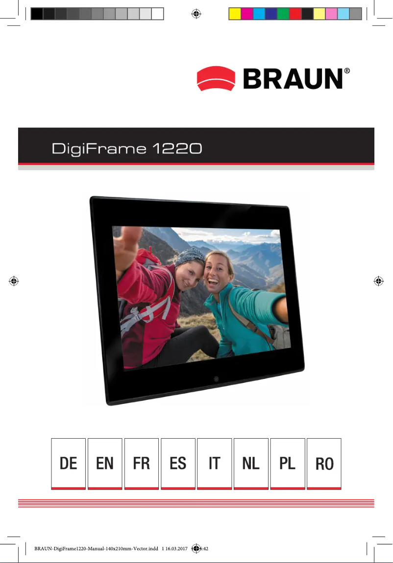 Page n°1 - Manuel utilisateur Braun DigiFrame 1220