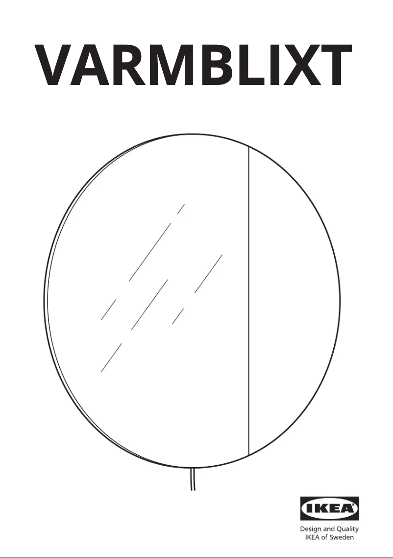 Image de la première page du manuel de l'appareil VARMBLIXT 005.315.32