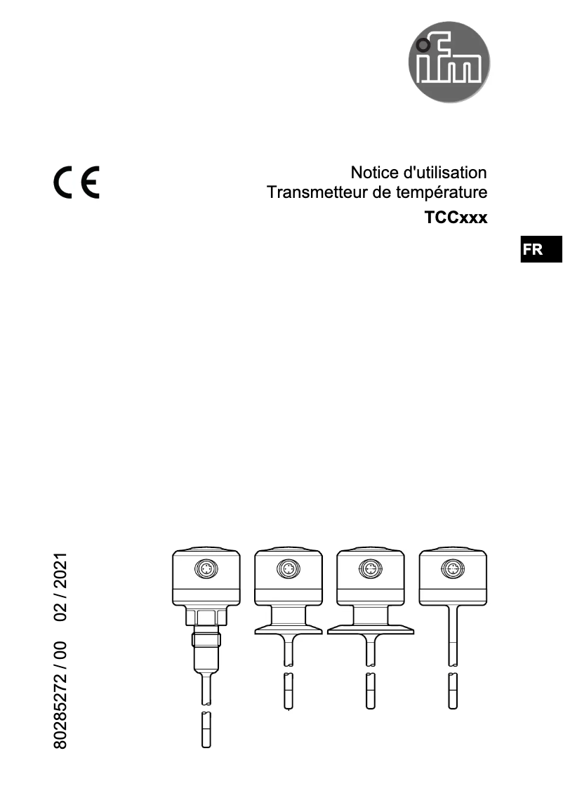 Page 1 de la notice Manuel utilisateur IFM TCC831