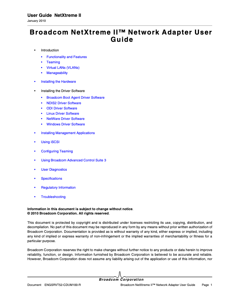 Page 1 de la notice Manuel utilisateur Allied Telesis AT-VNC10S-001