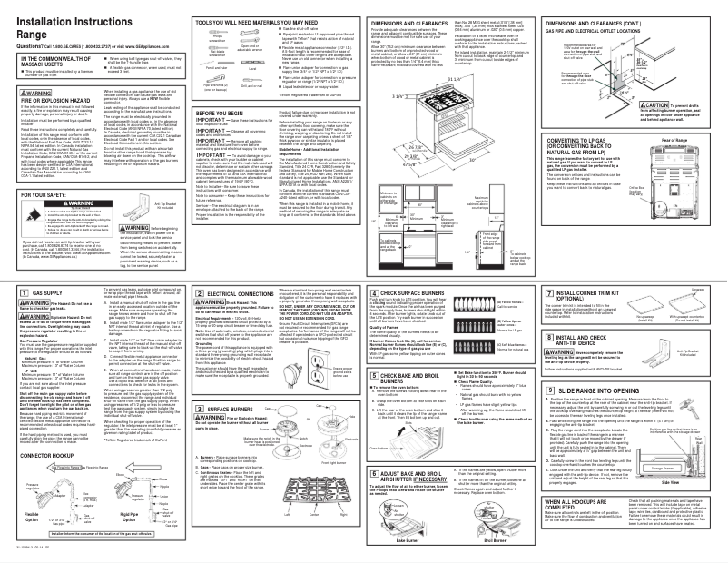 Imagen de la primera página del manual del dispositivo JGS650DEFBB