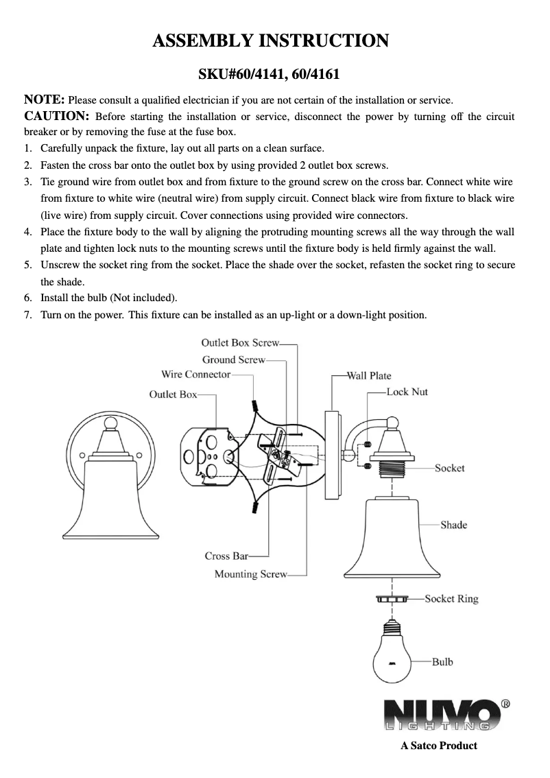 Image de la première page du manuel de l'appareil Surrey 60/4141