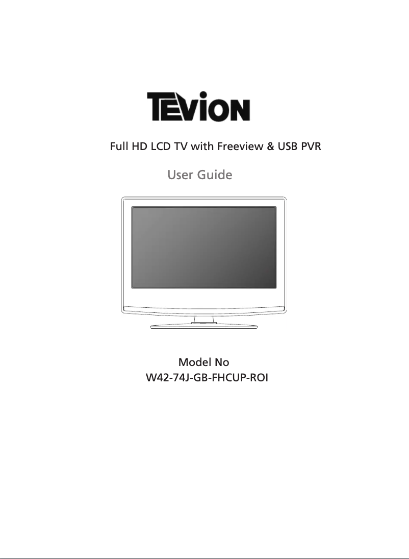 Image de la première page du manuel de l'appareil W42-74J-GB-FHCUP-ROI