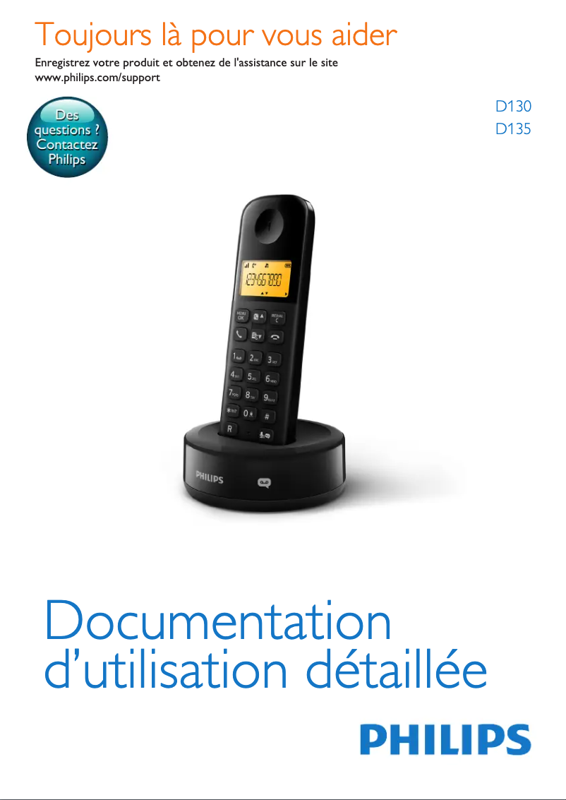 Página 1 del manual Manual de usuario Philips D1351B