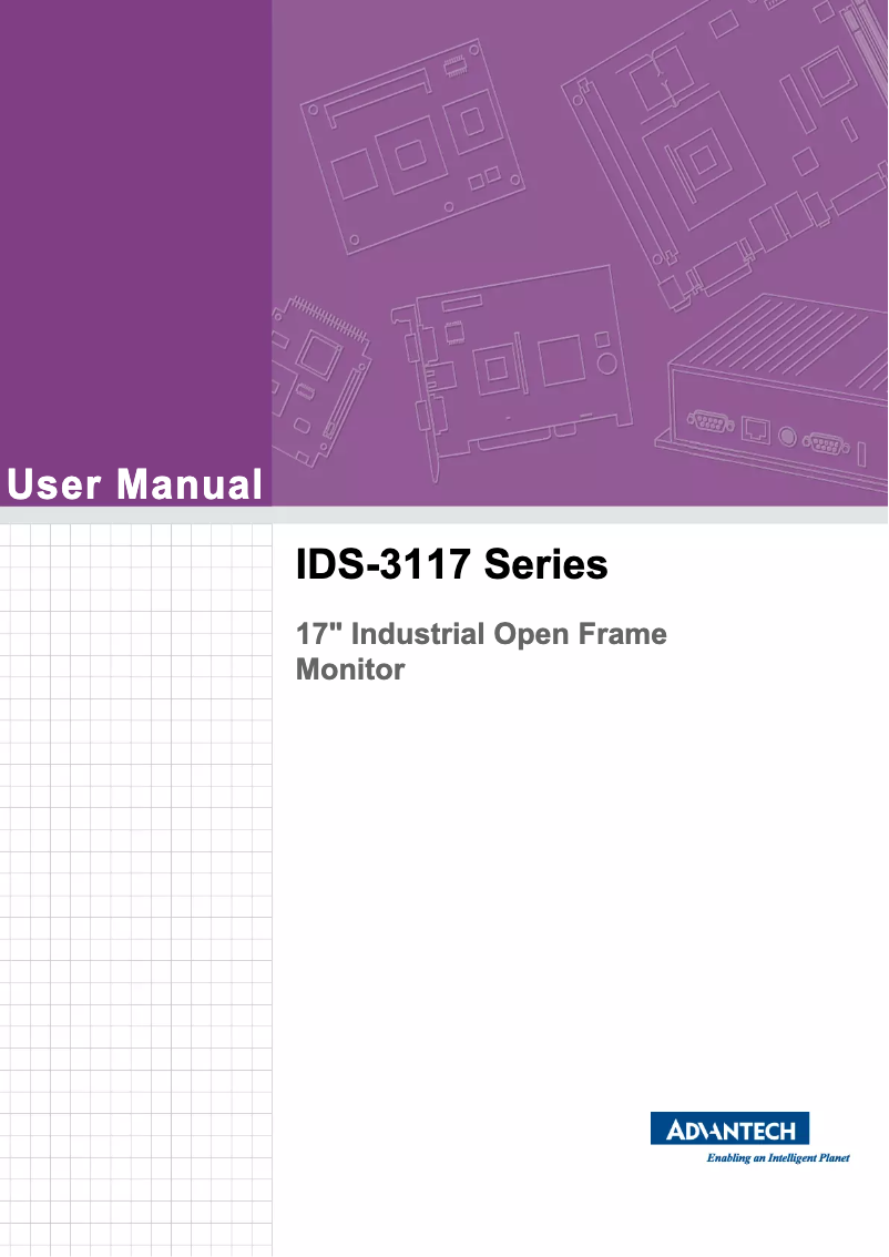 Page n°1 - Manuel utilisateur Advantech IDS-3117