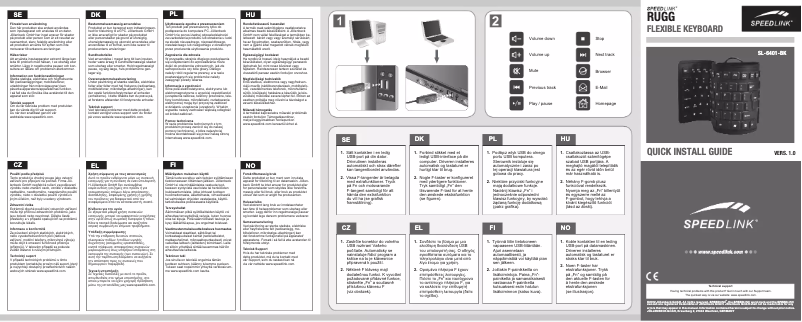 Página 1 del manual Manual de usuario Speedlink SL-6401 Rugg