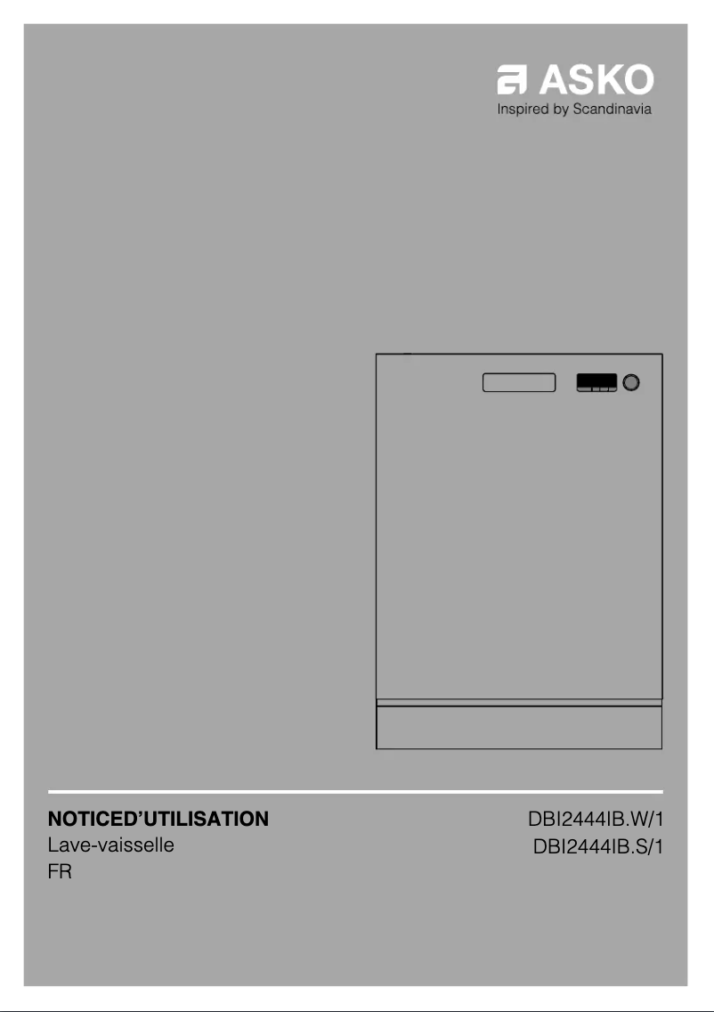 Image de la première page du manuel de l'appareil DBI2444IBW1