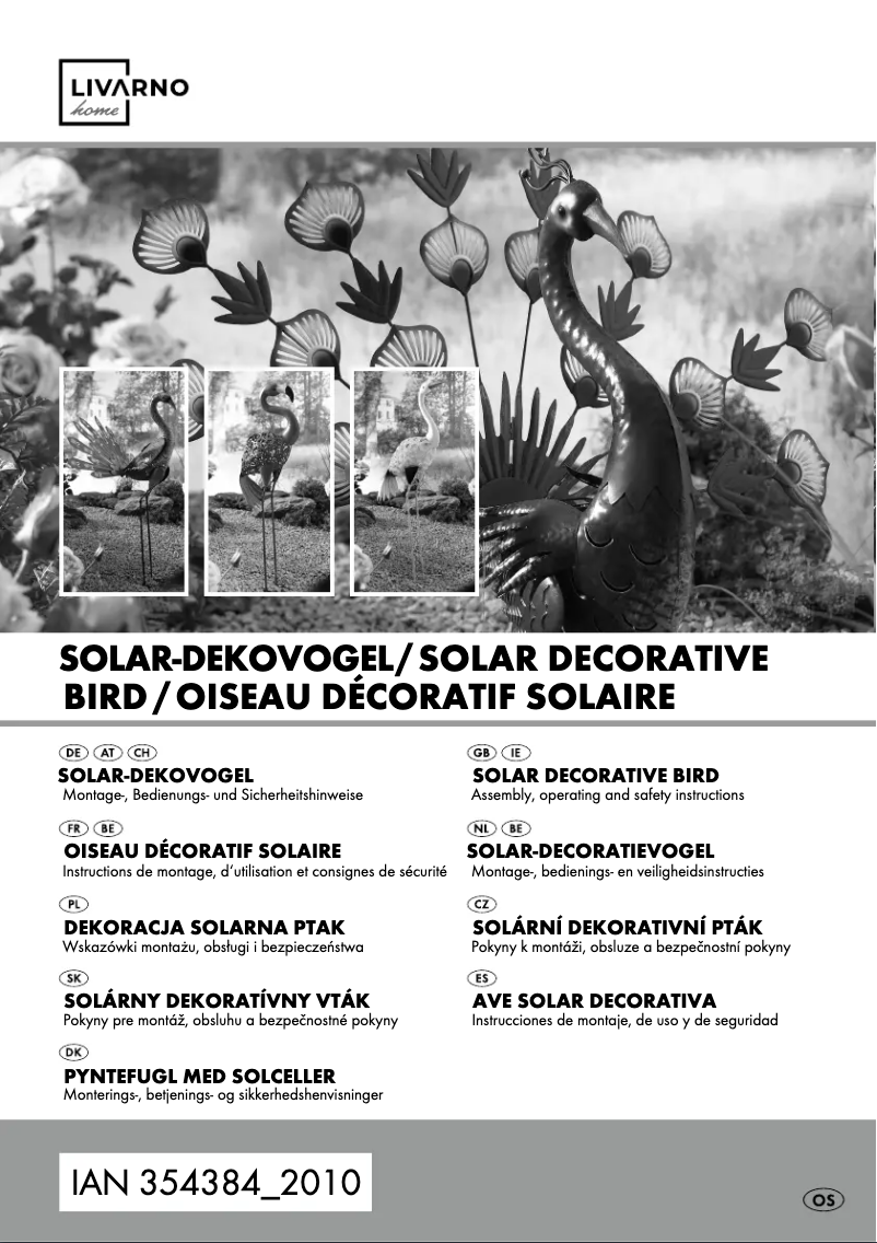 Page 1 de la notice Manuel utilisateur Livarno Lux HG06099A