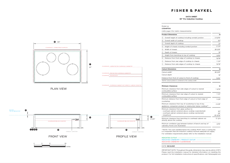 Imagen de la primera página del manual del dispositivo CI304PTX4