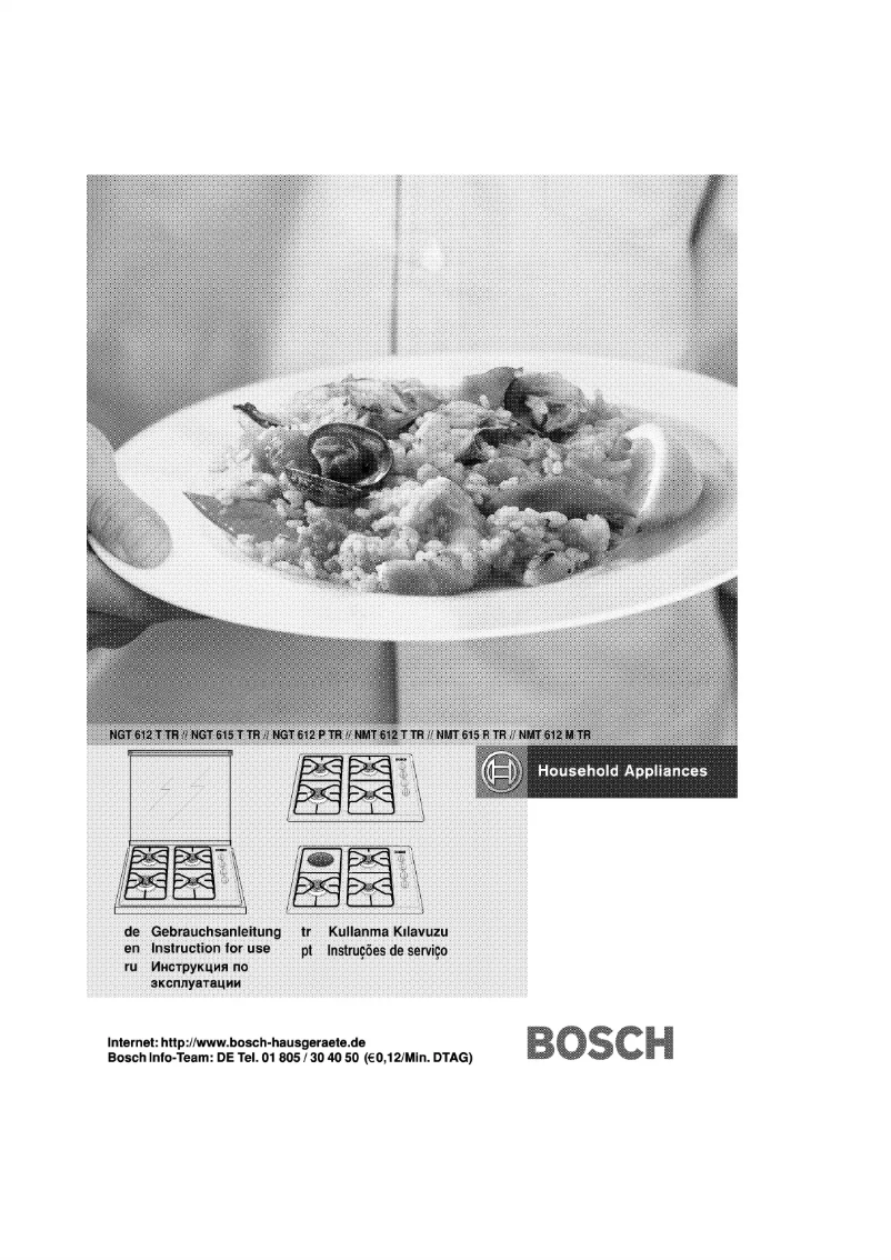 Page n°1 - Manuel utilisateur Bosch NMT615RTR