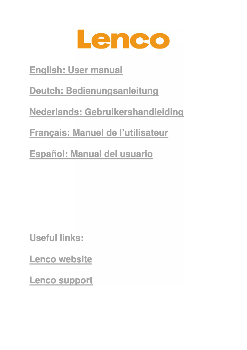 Image de la première page du manuel de l'appareil Cooltab-80
