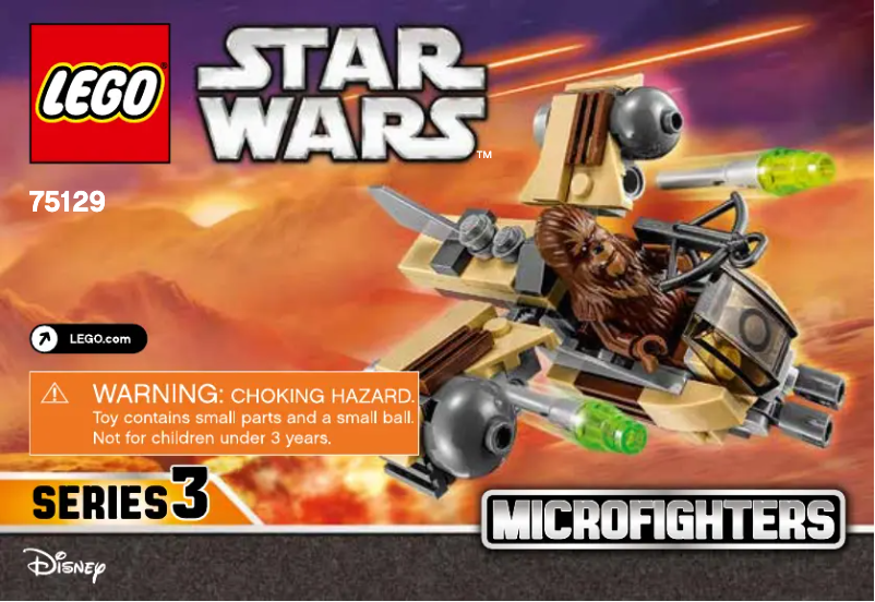 Page 1 de la notice Manuel utilisateur Lego Star Wars 75129