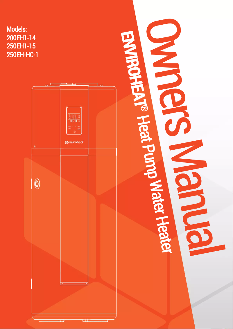 Image de la première page du manuel de l'appareil 250EH-HC-1