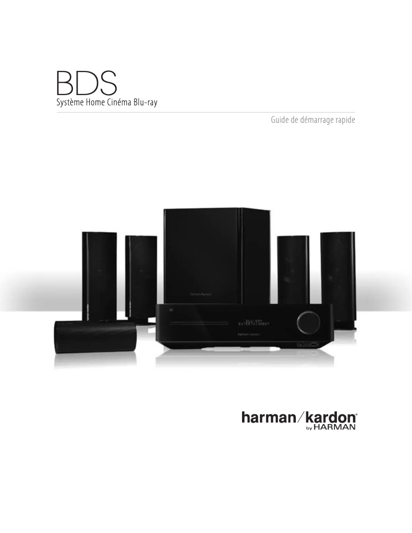 Page 1 de la notice Manuel utilisateur Harman Kardon BDS 700