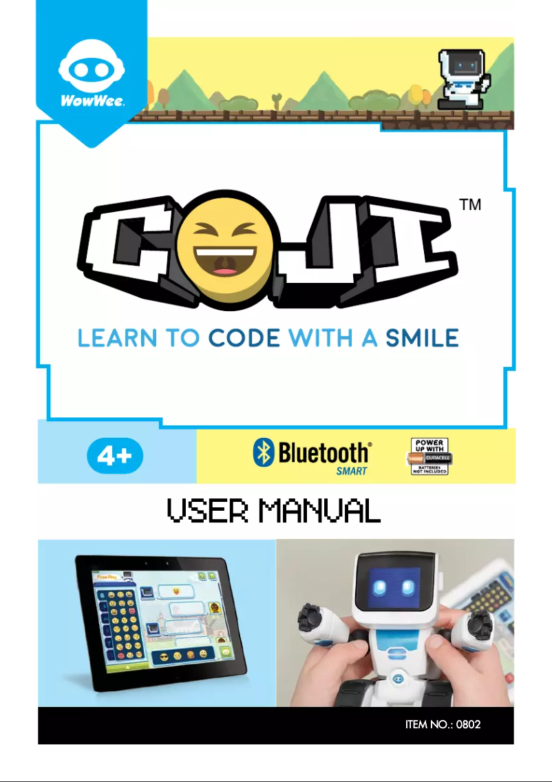 Page 1 de la notice Manuel utilisateur WowWee COJI