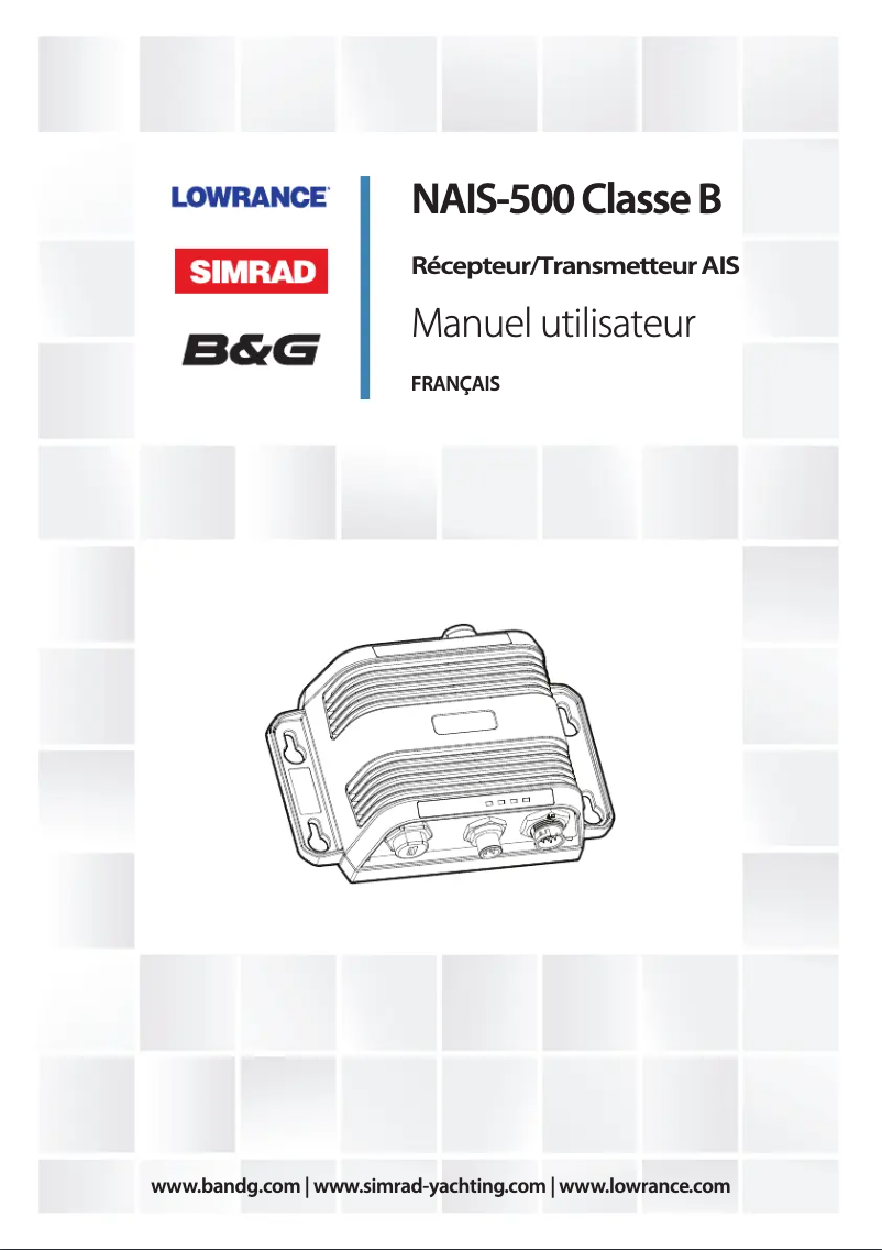 Page 1 de la notice Manuel utilisateur Simrad NAIS-500