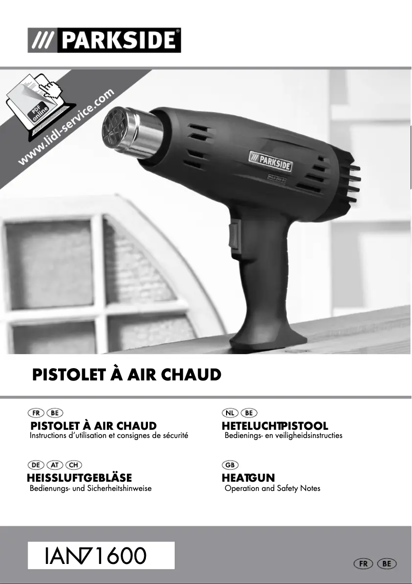 Imagen de la primera página del manual del dispositivo PHLG 2000 B1