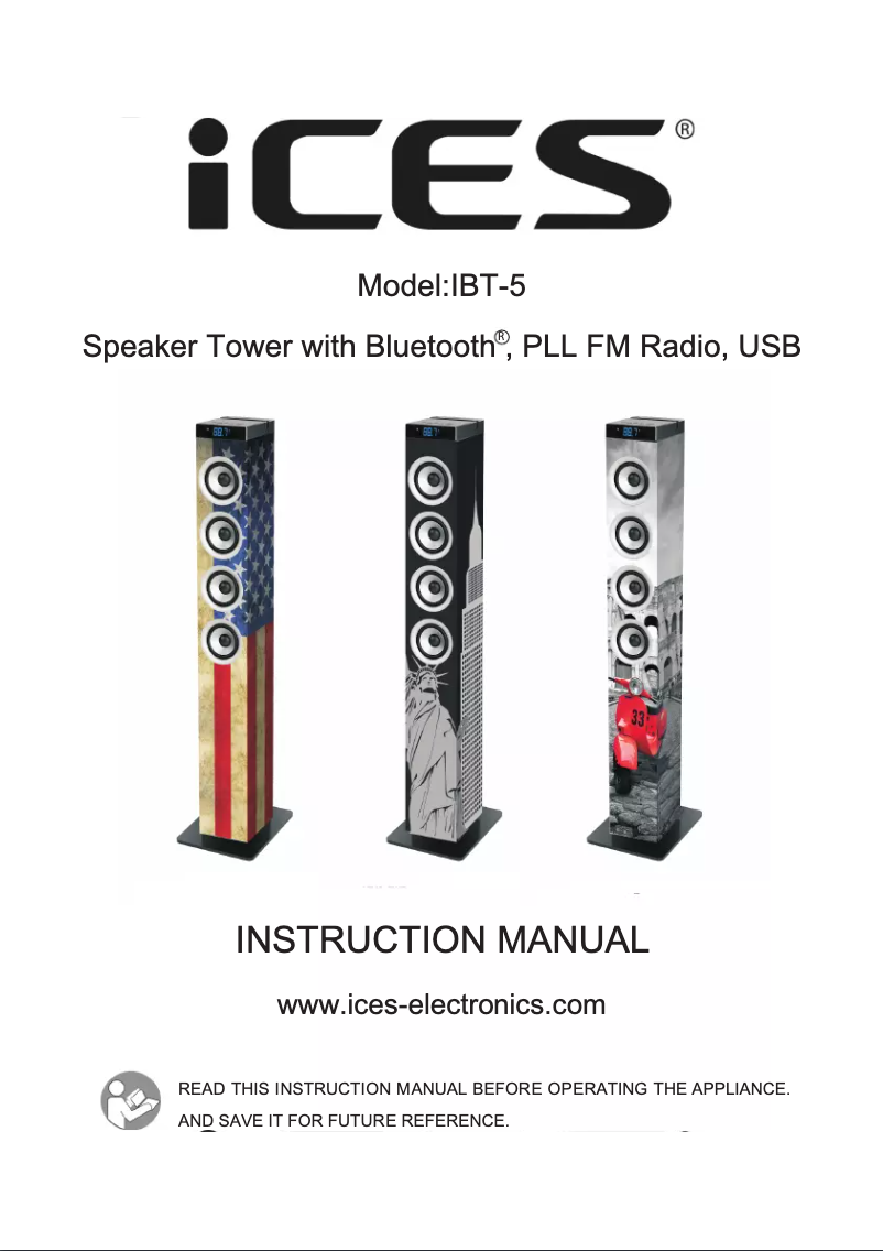 Page n°1 - Manuel utilisateur Ices IBT-5 USA Flag