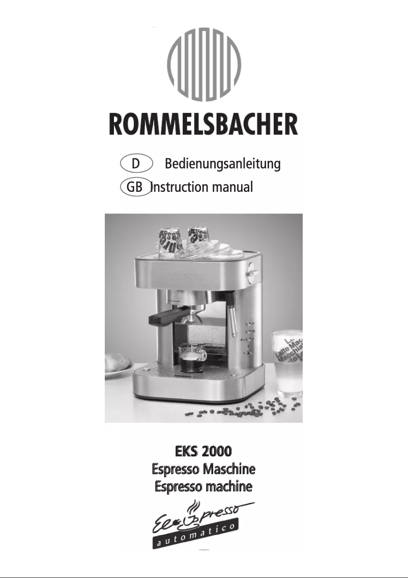 Imagen de la primera página del manual del dispositivo EKS 2000