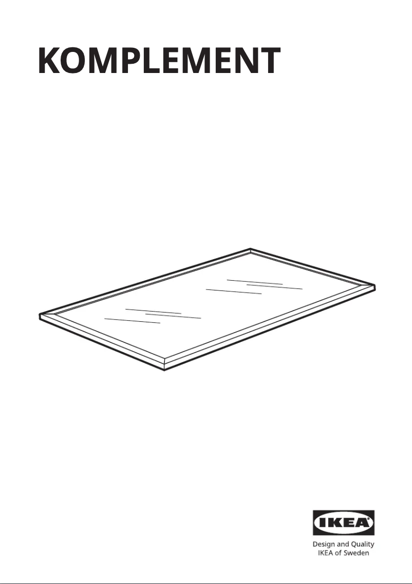 Image de la première page du manuel de l'appareil KOMPLEMENT 005.091.59