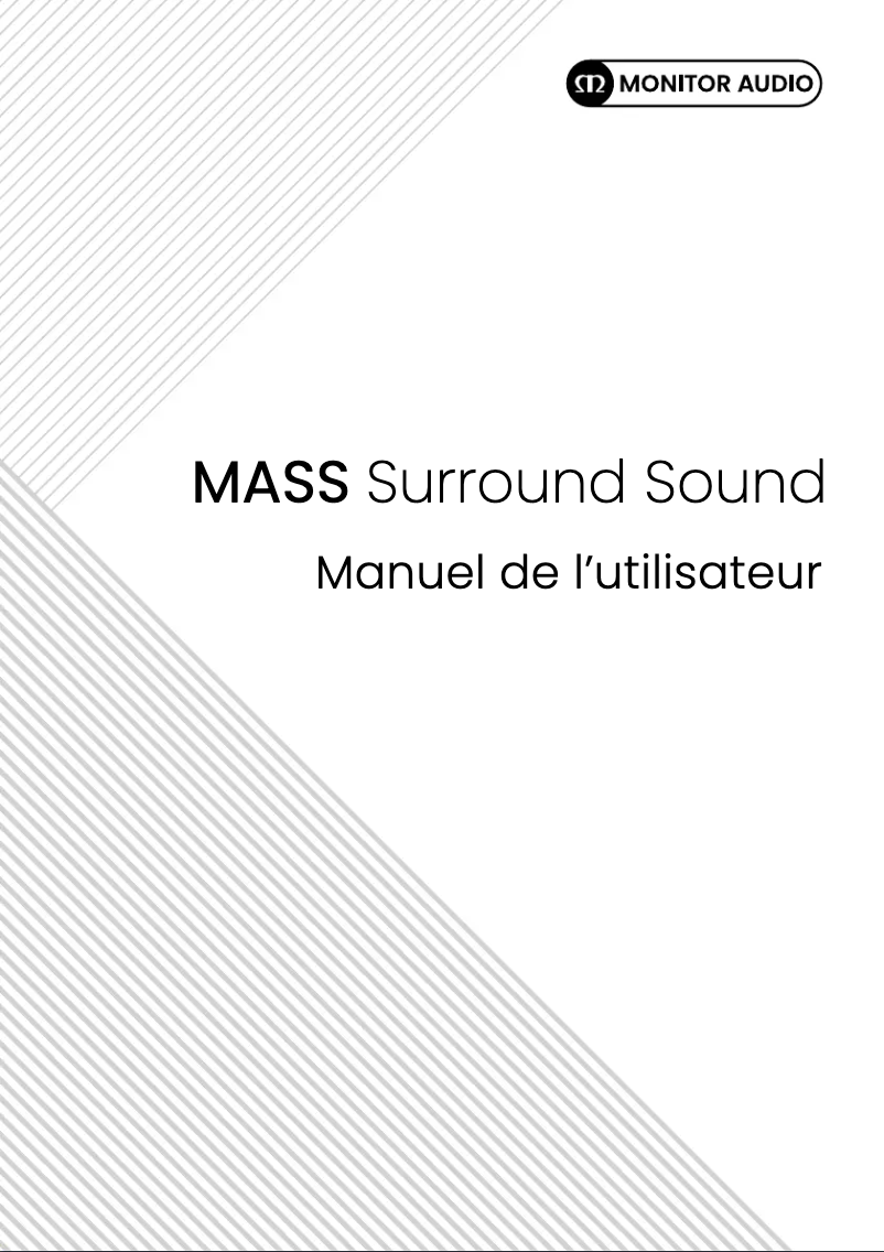 Image de la première page du manuel de l'appareil MASS Surround Sound