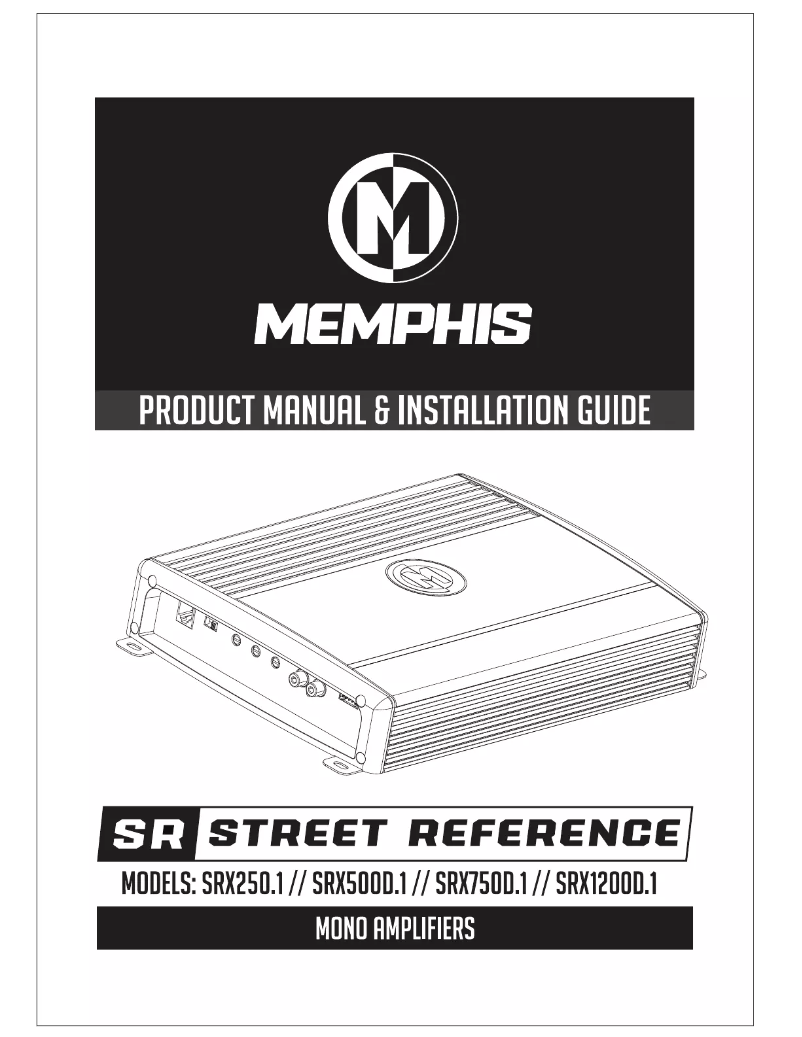 Image de la première page du manuel de l'appareil SRX1200D.1
