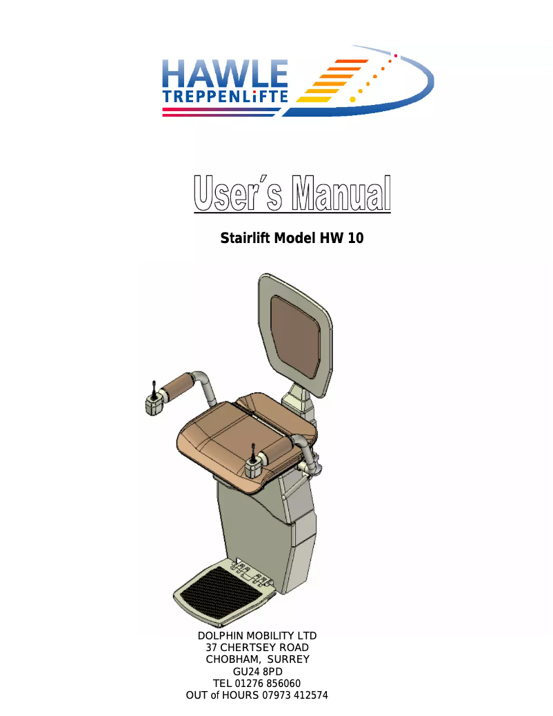 Página 1 del manual Manual de usuario Hawle HW 10