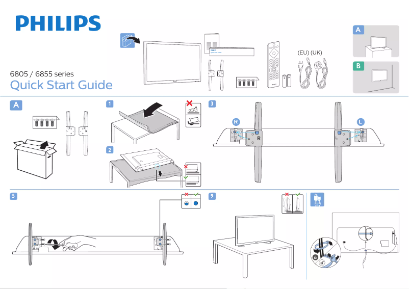 First page image of the manual for 32PFS6855