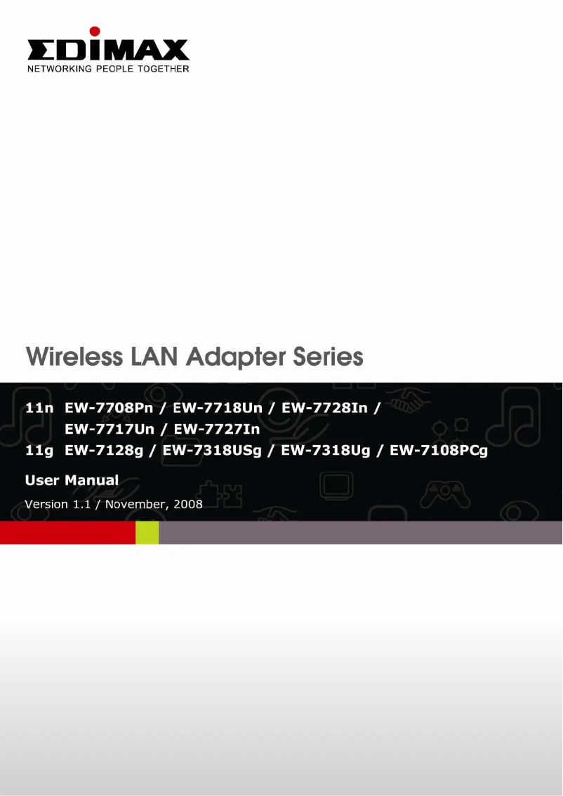 Imagen de la primera página del manual del dispositivo EW-7717Un